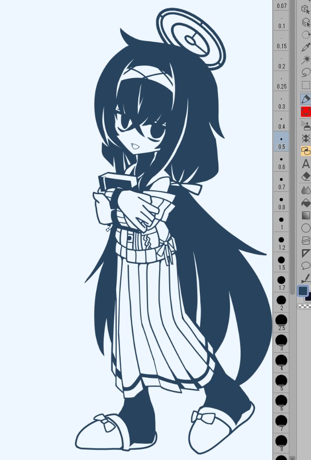 古関ウイ 1Cイラスト習作