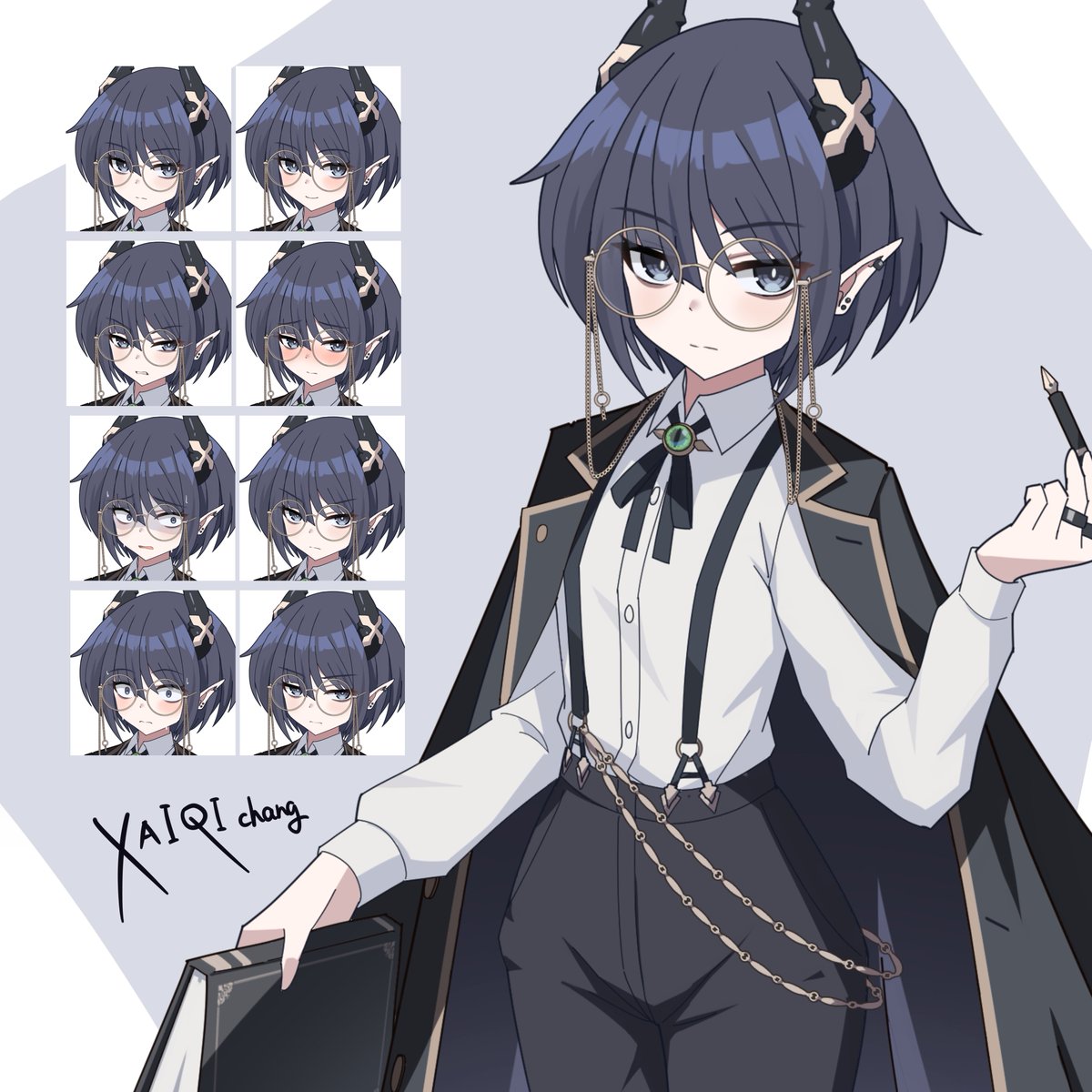 XAIQIちゃん キャラクターデザイン